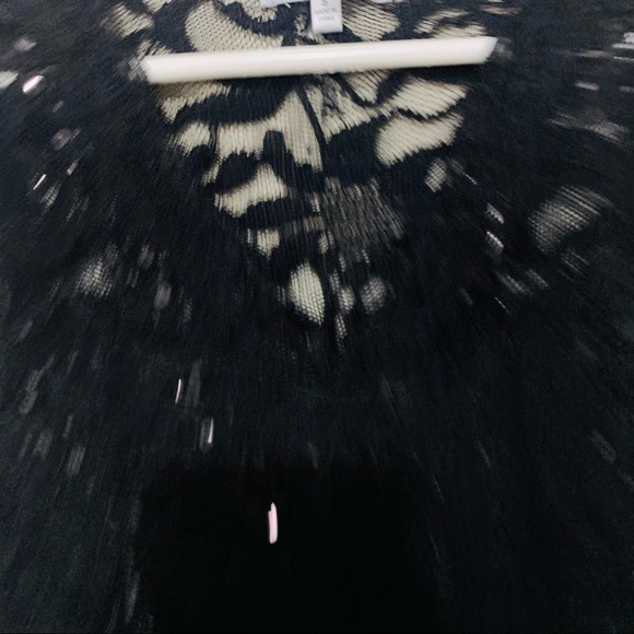 EMERALD SUNDAE black lace sequin bodycon dress S - Picture 6 of 9